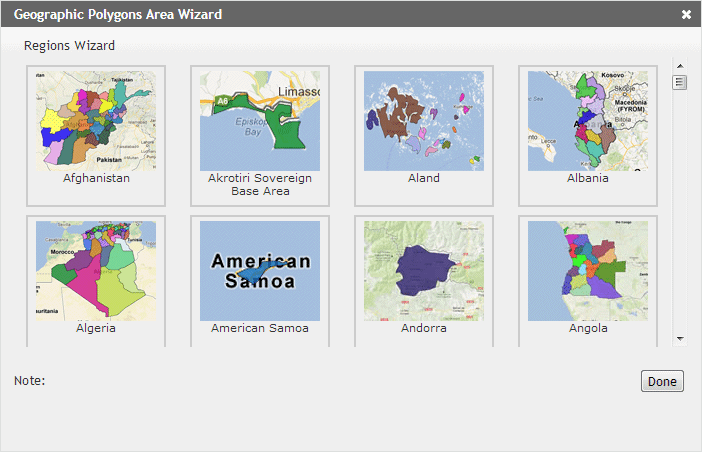 Custom Google Map - geographic tool